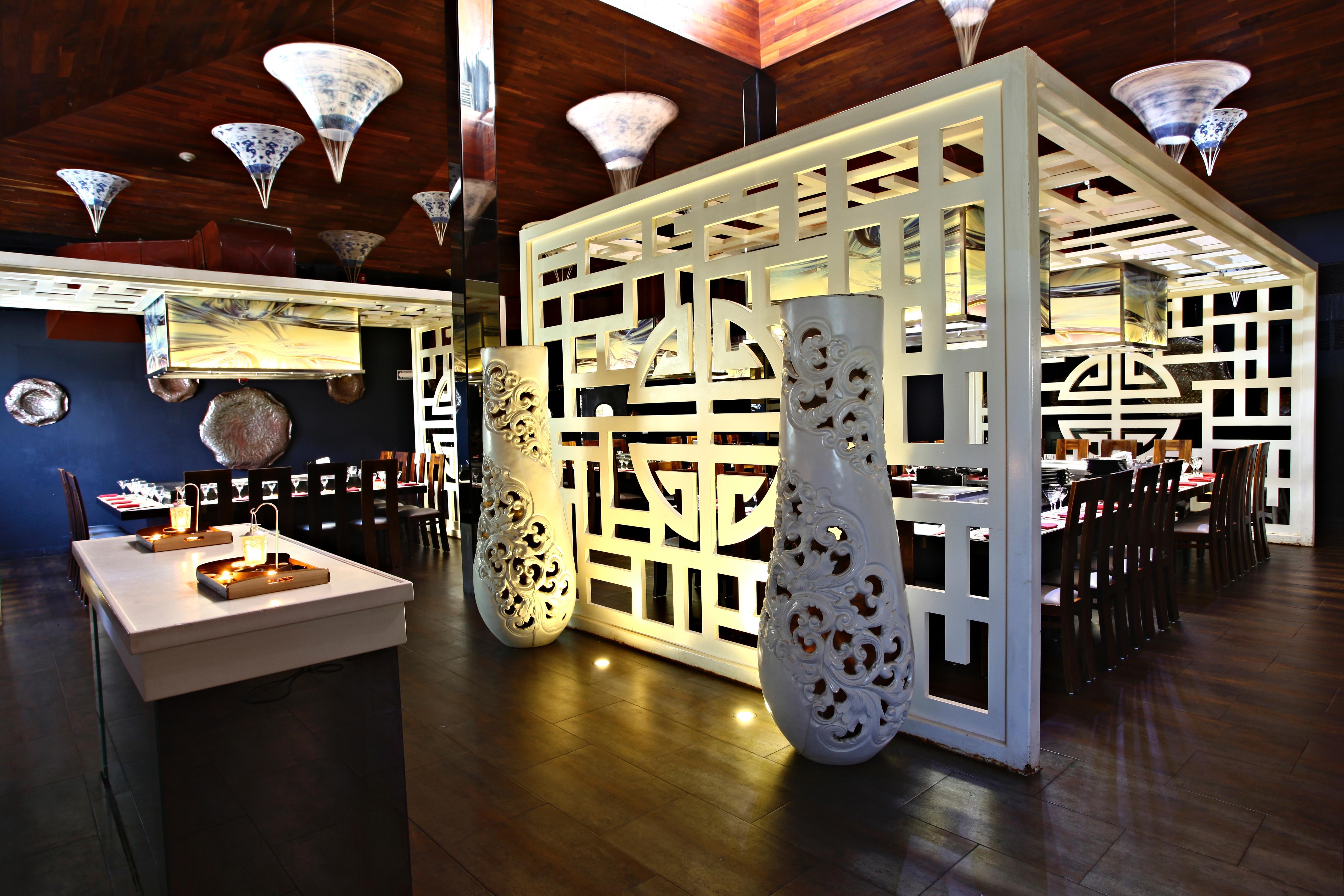 Sandos Caracol Eco Resort All Inclusive (Adults Only) Playa del Carmen Esterno foto Interior of the restaurant