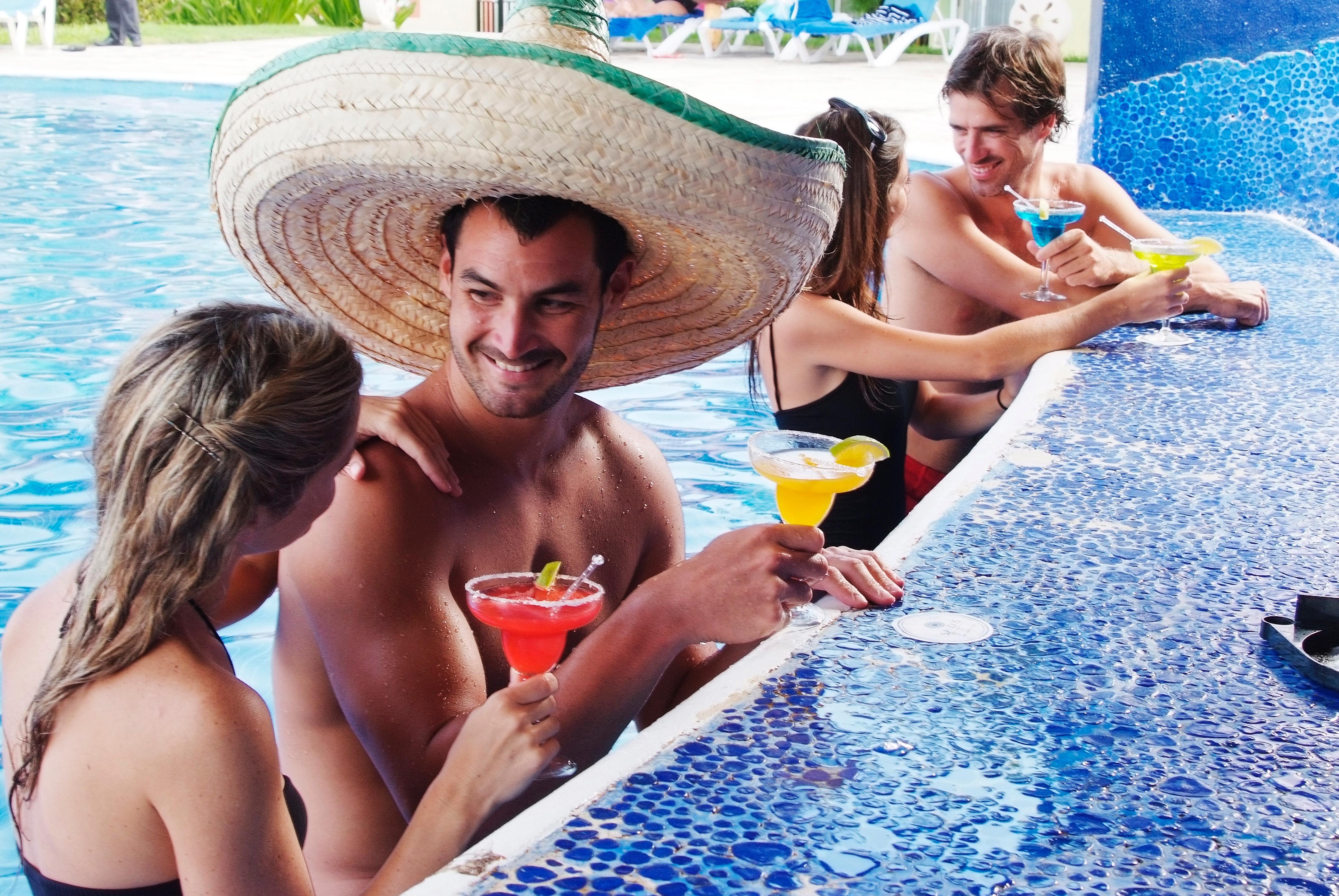 Sandos Caracol Eco Resort All Inclusive (Adults Only) Playa del Carmen Esterno foto Swim-up bar