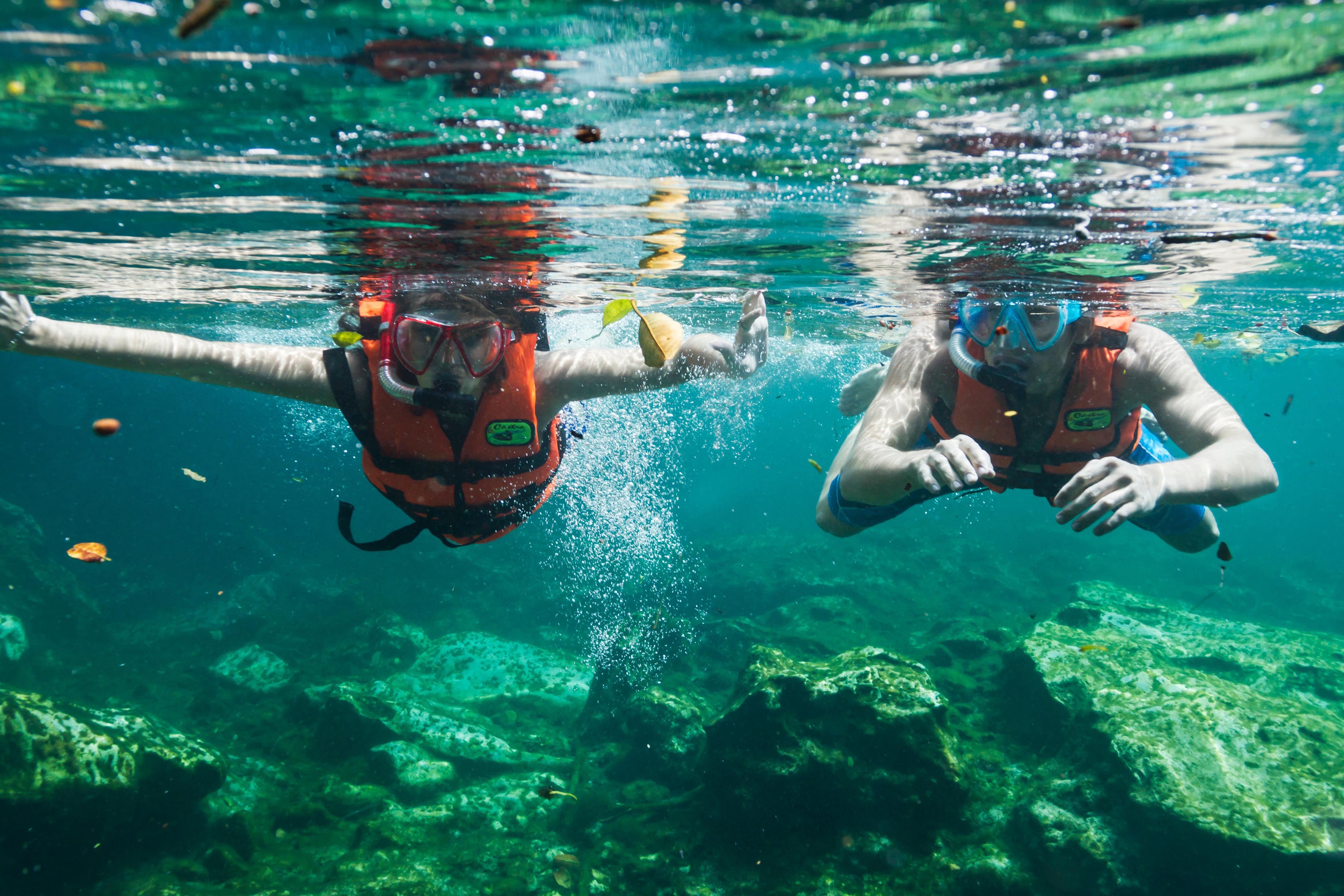 Sandos Caracol Eco Resort All Inclusive (Adults Only) Playa del Carmen Esterno foto Snorkeling in Xel-Ha, Mexico