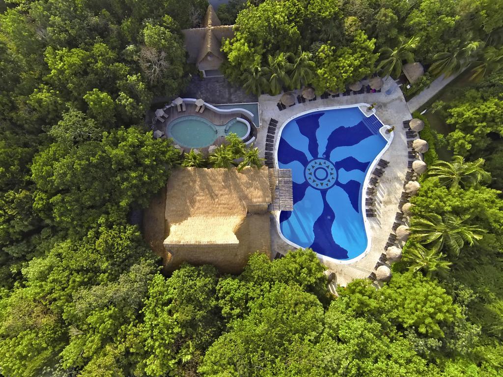 Sandos Caracol Eco Resort All Inclusive (Adults Only) Playa del Carmen Esterno foto Aerial view of the resort